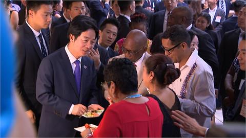 國慶酒會212位重要外賓出席　賴總統帶領品嚐台灣特色小吃