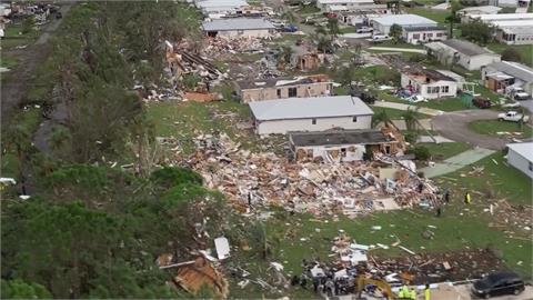 颶風密爾頓重創佛州　17人喪命　缺水斷電又缺油　拜登宣布進入災難狀態