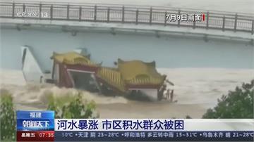 長江中下游洪水預警再升級 氣象預報未來2天強降雨持續