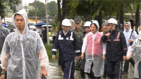 賴清德南視察南部淹水災情　嘆大台北地區優先拿數千億治水經費