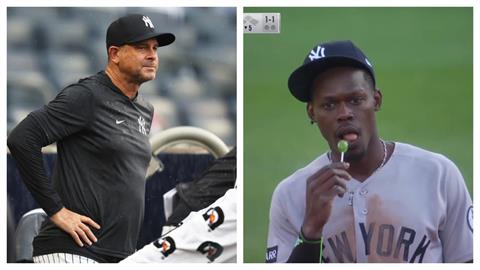 MLB(影)／洋基「爵士哥」比賽中吃棒棒糖！布總超火大直言：我很火大沒有下次