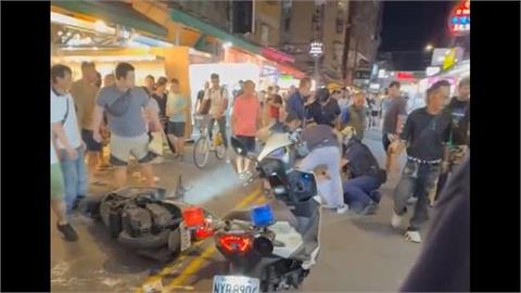 新北毒嫌拒檢！刻意鑽人多夜市逃　反被警民合作就逮