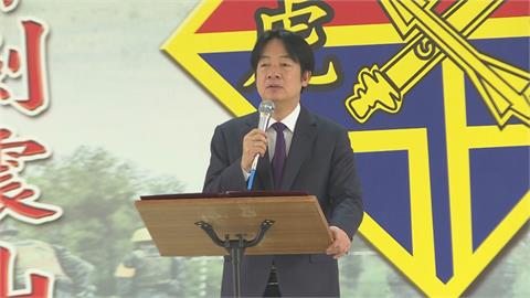 快新聞／赴台中勗勉砲兵58指揮部！　賴清德：會持續推動國防改革、爭取更多預算