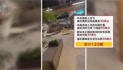 新光施工未申請許可挨罰120萬　議員批：市府裝睡切割