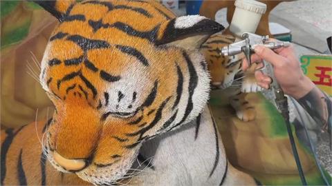 超強！新竹受刑人「10萬支牙籤製成花燈」　民眾驚嘆