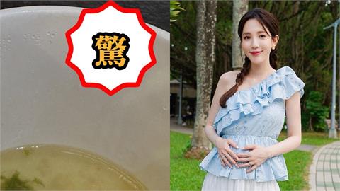 愛雅外送吃一半驚見「白色生物黏碗邊」！她差點放口中嚇瘋：我還用筷子夾它…