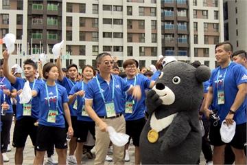 世大運選手村升旗 健兒高顏值超吸睛