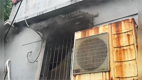 基隆民宅火警 7旬男獨居中風獲救"吸入性嗆傷"