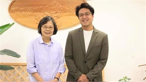 快新聞／蔡英文陪沈伯洋登記前夕發文「明天會很忙」　興奮心情全曝光