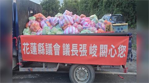 花議長張峻下動員令！集結「包裝超人」送物資進災區