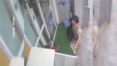 陌生女闖補習班情緒失控　門口「搬椅亂砸」老師嚇壞報警