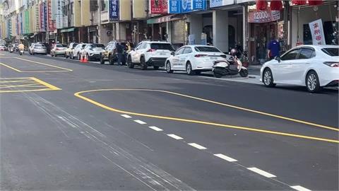 台中馬路現＂鬼畫符標線＂？　周邊住戶全看攏嘸