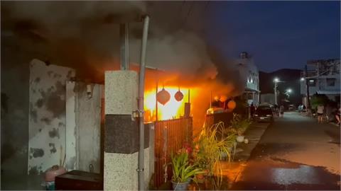 台東凌晨一鐵皮屋火警　幸及時撲滅未波及鄰宅