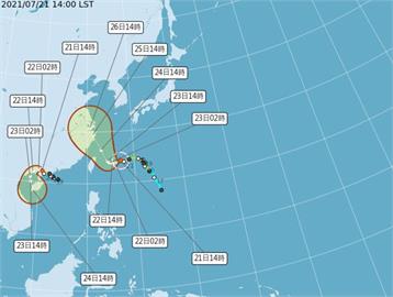 中颱烟花增強入夜雨勢撲北台灣　氣象局20:30將發布海上警報