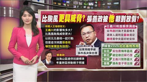 午夜特搜：比颱風更具威脅！　張善政被「他」嚇到單獨放假？