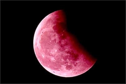 「超級血月」吸引萬人線上朝聖　鄭明典曬出月全食實況美照