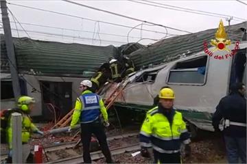 義大利驚傳通勤列車出軌 至少2死百餘傷