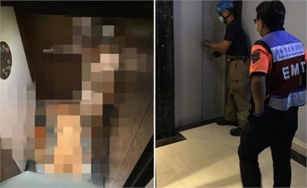 快新聞／奇蹟存活！台南夫妻「受困電梯3天」脫水急送醫　救援畫面曝