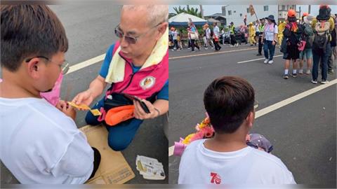 香燈腳帶1物：媽祖請我來幫你！信眾跪2hrs祈求「救救病危嬤」顯靈了