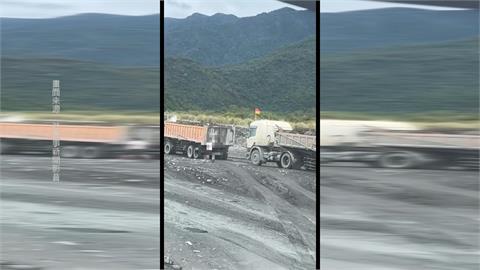 砂石車司機衝突「持開山刀」嗆聲　工地管理人員：未接獲通報