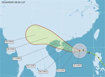 快新聞／摩羯轉強颱！外圍環流影響「這些地方」有雨　最新路徑曝光