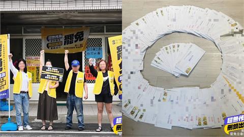 車被砸仍不畏懼！罷團曝隔天收「一大疊連署書」：連40年國民黨員都來簽