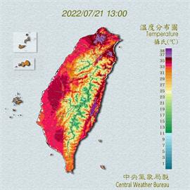 花蓮玉里飆40.7度「破歷史最高溫紀錄」　台北社子38.6度