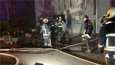 台中大雅工廠起火17車灌救　夾層發現1男死亡