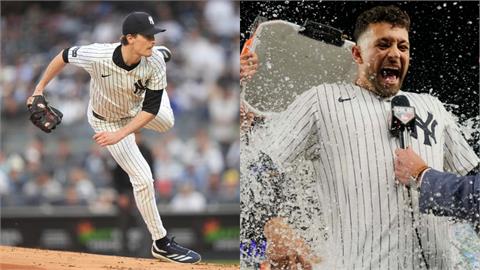 MLB(影)/「最貴左投」聯手「最強Uber司機」!洋基延長賽1分差險勝教士