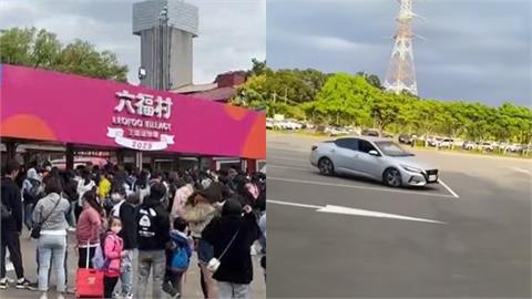 六福村甩尾男又來了！不認有錯嗆警「無權要我下車」見人圍觀喊：很有成就感