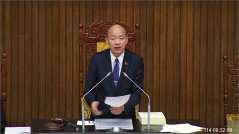 立法院一早放空城無人在場　韓國瑜動怒挨酸「耍官威」