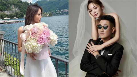 林千又博士老公「難得摘墨鏡」正面曝光！她曬婚紗照喊：終於幸福了