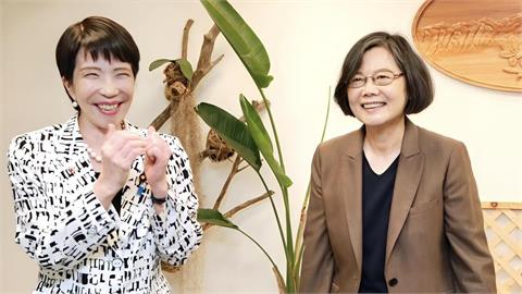 高市早苗寫歷史性勝利！蔡英文PO「燦笑合照」祝賀：盼台日建立堅實互信情誼