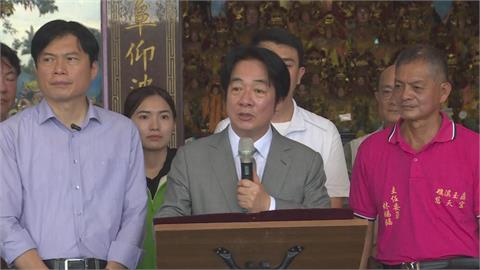 快新聞／賴清德赴宜蘭參香祈福　與林國漳合體：擦亮民主招牌、攜手共創好生活