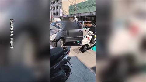 彰化男毒駕失控撞超商　連撞3機車還想逃！