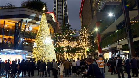 連鎖百貨打造雪白世界　17米耶誕樹享受氛圍