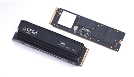 搶先體驗單條12GB/s的怪物　Micron Crucial T700 2TB，PCIe Gen5 x4 SSD