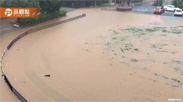 豪雨狂襲新竹縣！6鄉鎮緊急宣布停班停課 