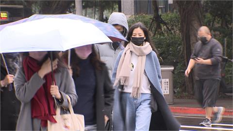 快新聞／冷氣團報到連凍3天！ 一張圖看雨區分布「這天」才回暖