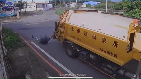 沒裝防墜護欄！3寶爸清潔員「掛垃圾車尾」摔落身亡