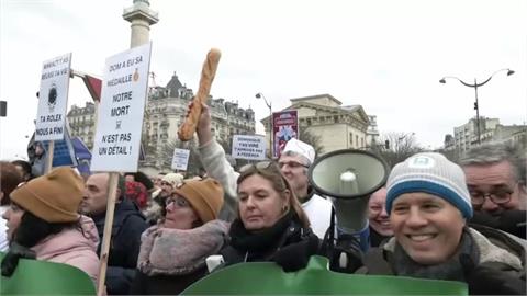 能源飆漲陷生存危機 法國麵包師上街示威