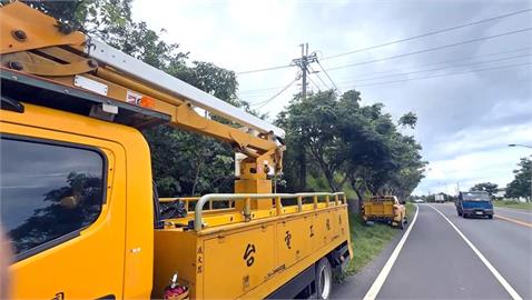 台東富岡都蘭近3000戶停電　疑樹枝觸高壓線惹禍