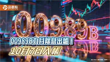 台新00989B年化配息率連2月逾10%　想領息最晚這天買