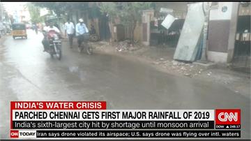 印度清奈首場大雨「杯水車薪」難解乾旱