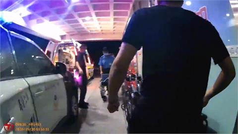兒子盲腸炎痛到快昏迷！　母急赴派出所求救、警車開道送醫