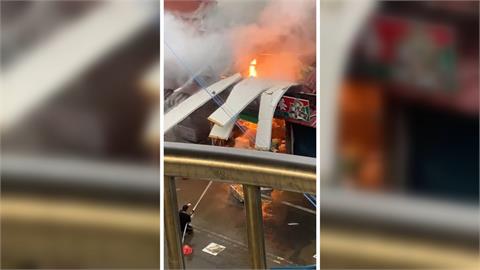 大雨！疑淹水釀「電線走火」　高雄美濃店家瓦斯氣爆傳巨響
