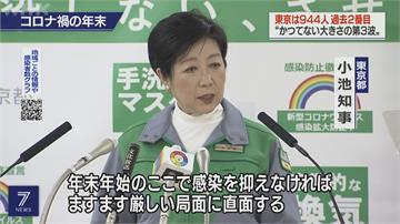 快新聞／一口氣暴增逾1300例 東京都知事：請以性命為優先 在家過新年