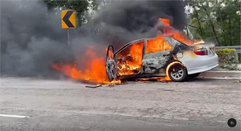 快新聞／台中后里區驚傳火燒車釀一死一傷！　副駕駛座72歲婦成焦屍