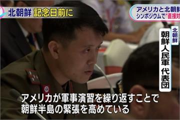 國際會議上 北朝鮮代表與第七艦隊司令互槓