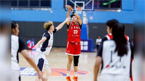 籃球／登峰造極籃球賽大專組開打！「最強女高中生」張聿嵐回歸繳大三元逆轉勝
